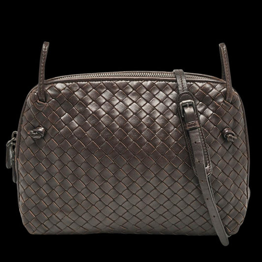Brown Leather Bottega Veneta Crossbody Bag
