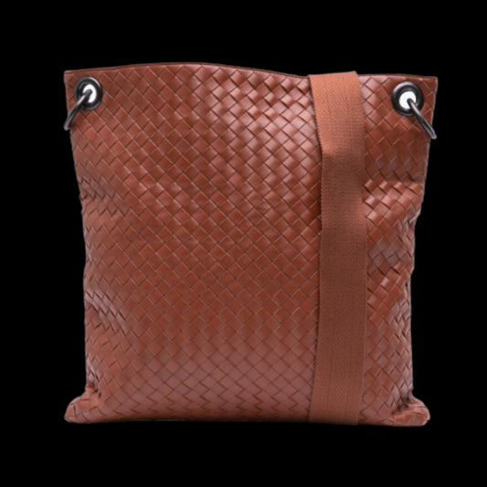 Brown Leather Bottega Veneta Crossbody Bag