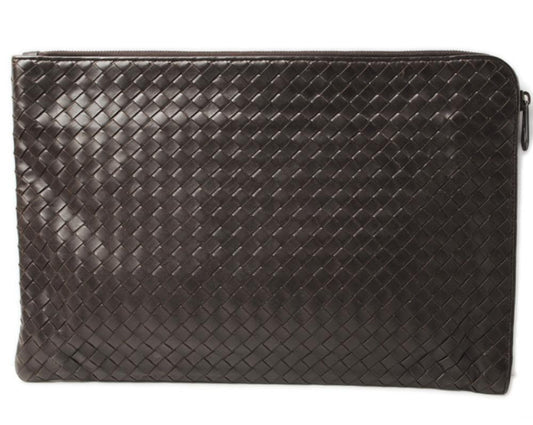 Brown Leather Bottega Veneta Clutch