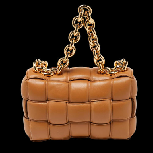Brown Leather Bottega Veneta Shoulder Bag