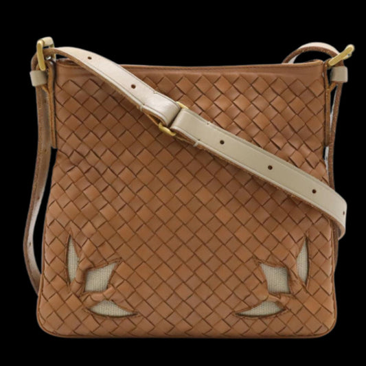 Brown Leather Bottega Veneta Shoulder Bag