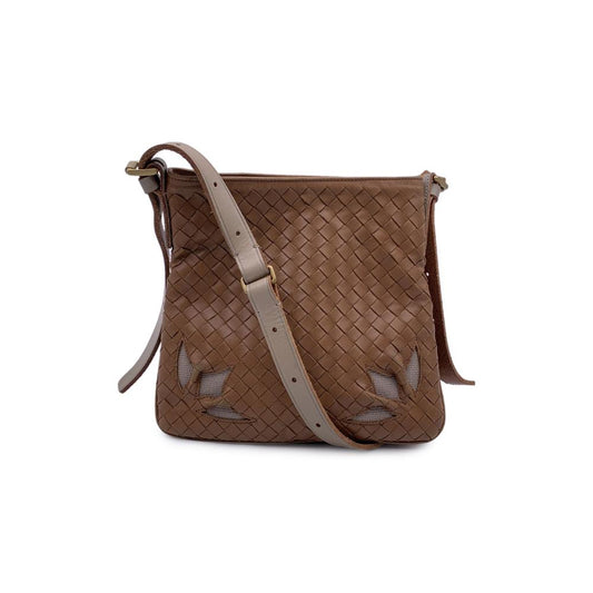 Brown Leather Bottega Veneta Crossbody Bag