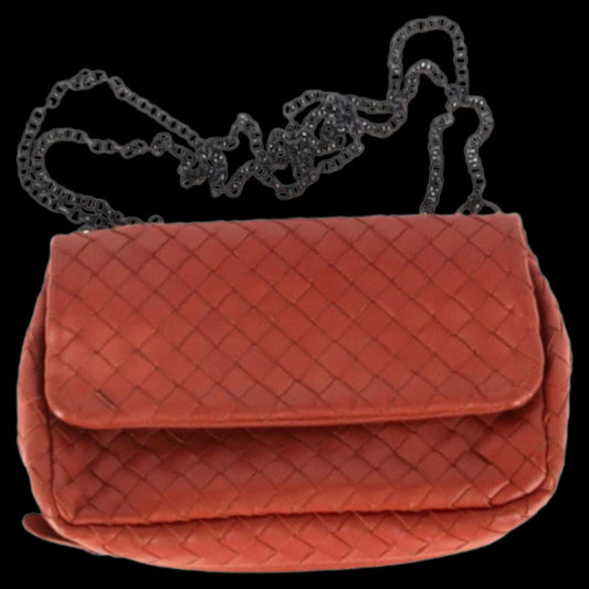 Brown Leather Bottega Veneta Crossbody Bag