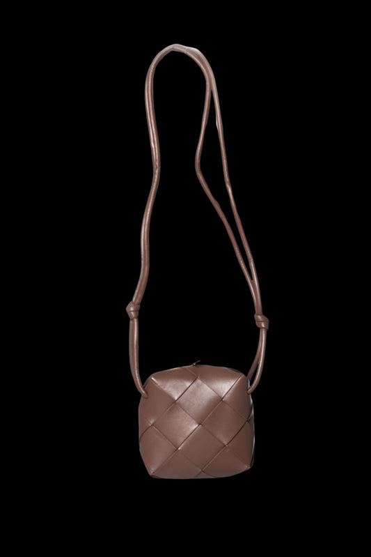 Brown Leather Bottega Veneta Shoulder Bag