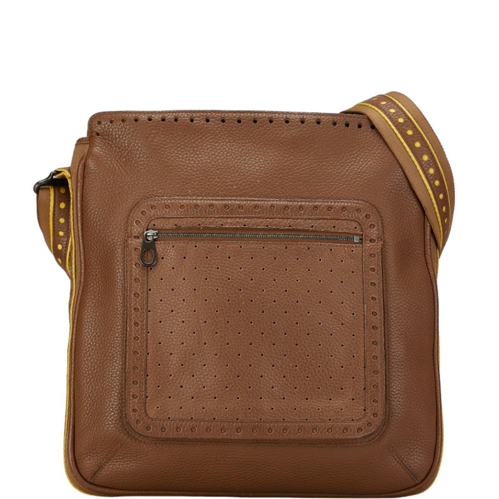 Brown Leather Bottega Veneta Shoulder Bag