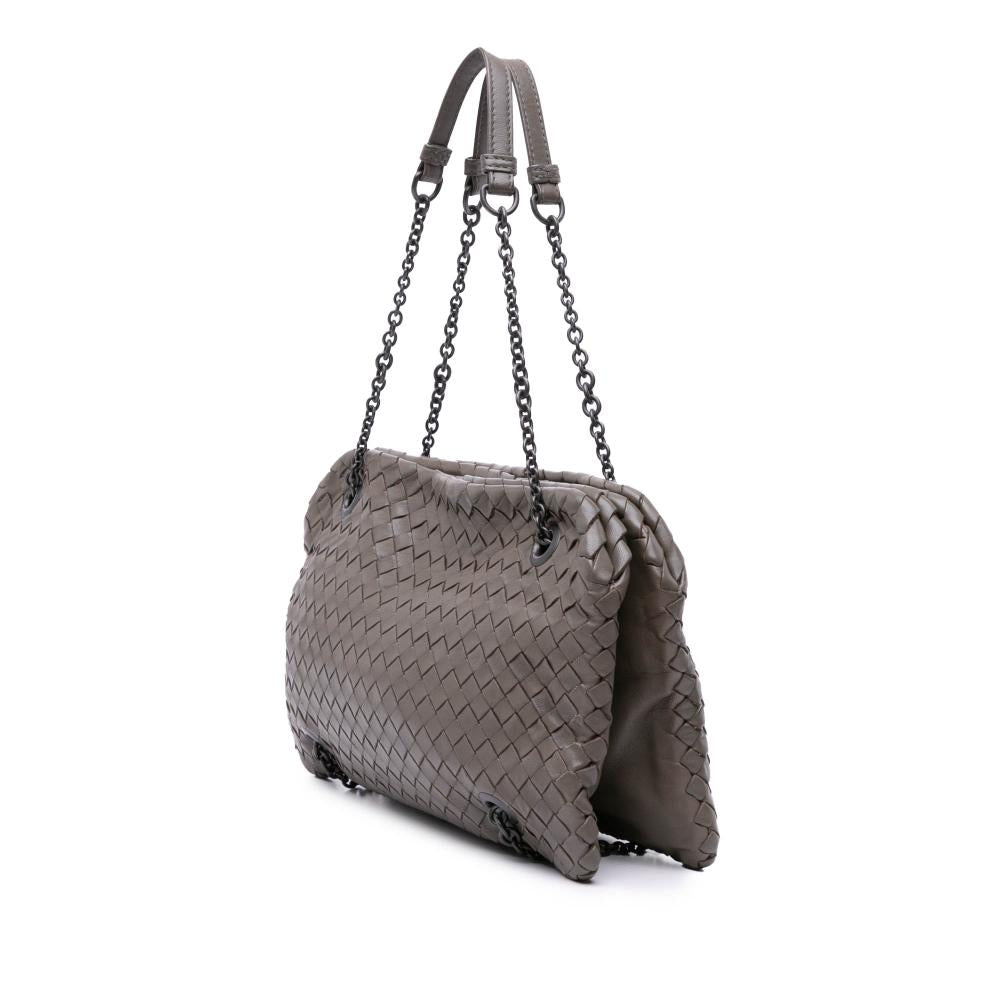 Brown Leather Bottega Veneta Shoulder Bag