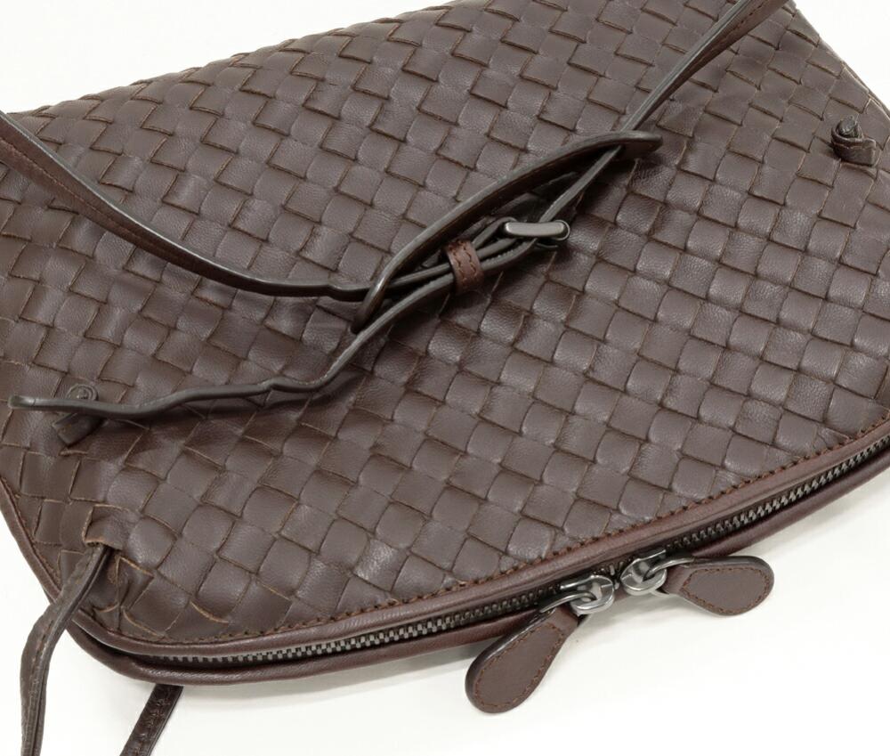 Brown Leather Bottega Veneta Shoulder Bag