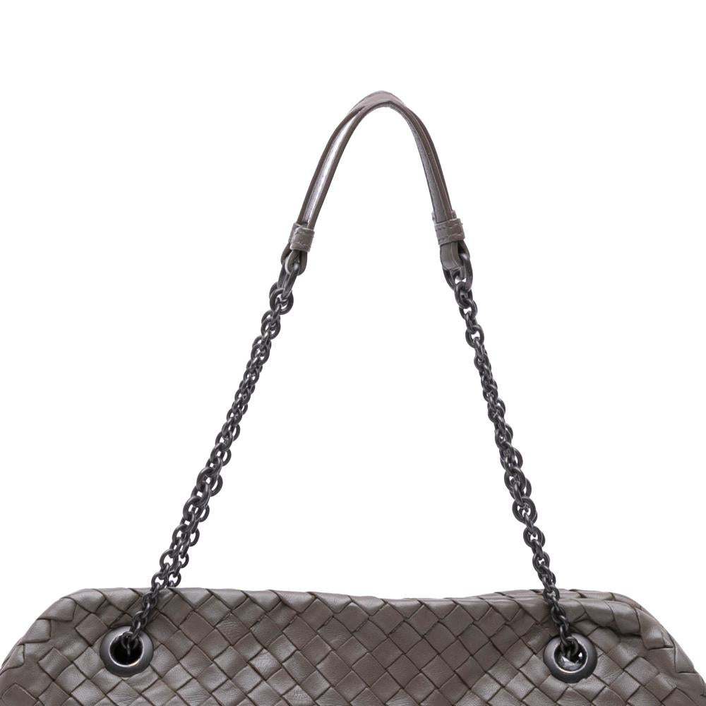 Brown Leather Bottega Veneta Shoulder Bag