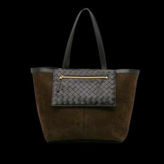 Brown Suede Bottega Veneta Tote