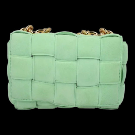 Gold Suede Bottega Veneta Cassette Bag