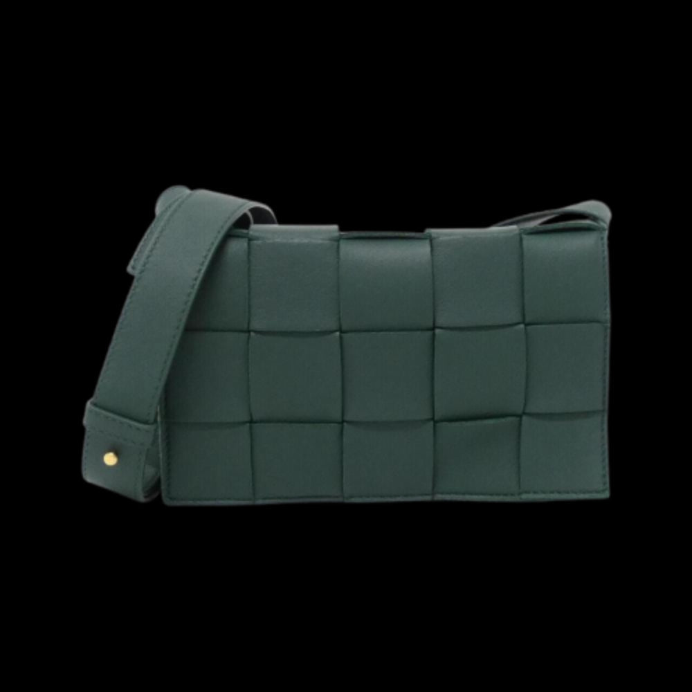Green Fabric Bottega Veneta Shoulder Bag