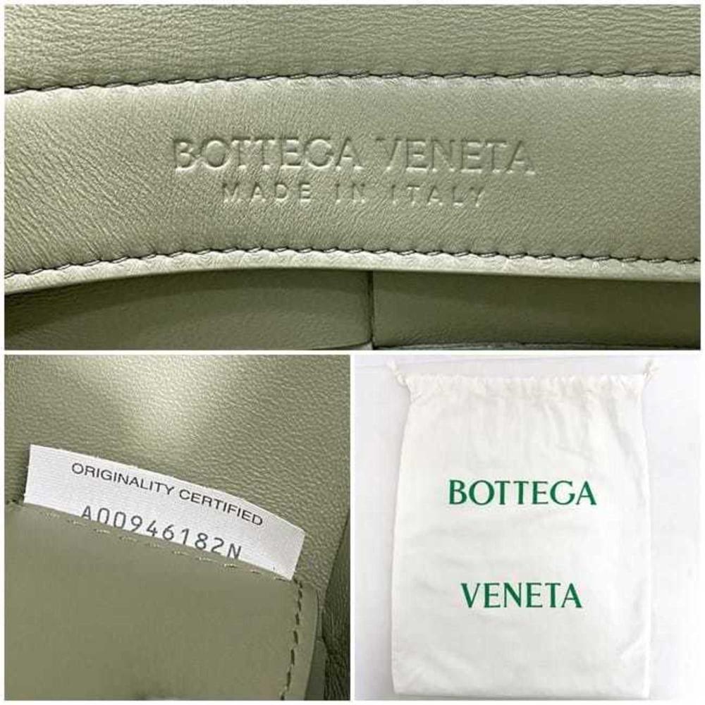 Green Leather Bottega Veneta Handbag