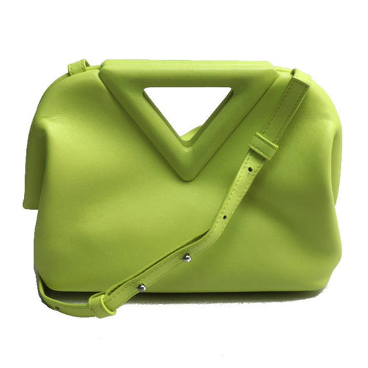 Green Leather Bottega Veneta Shoulder Bag