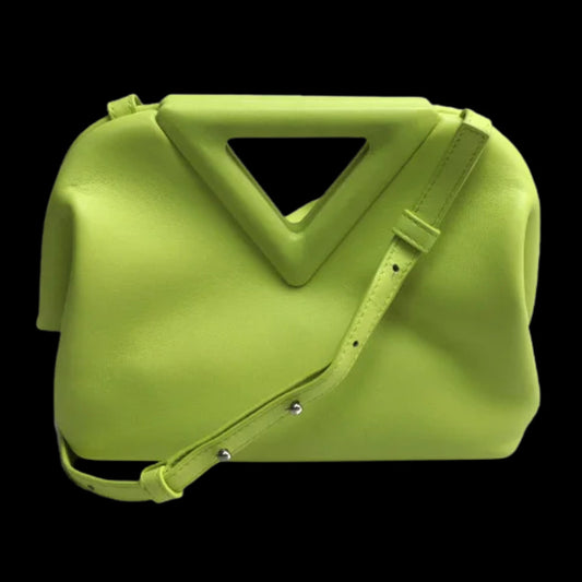 Green Leather Bottega Veneta Crossbody Bag
