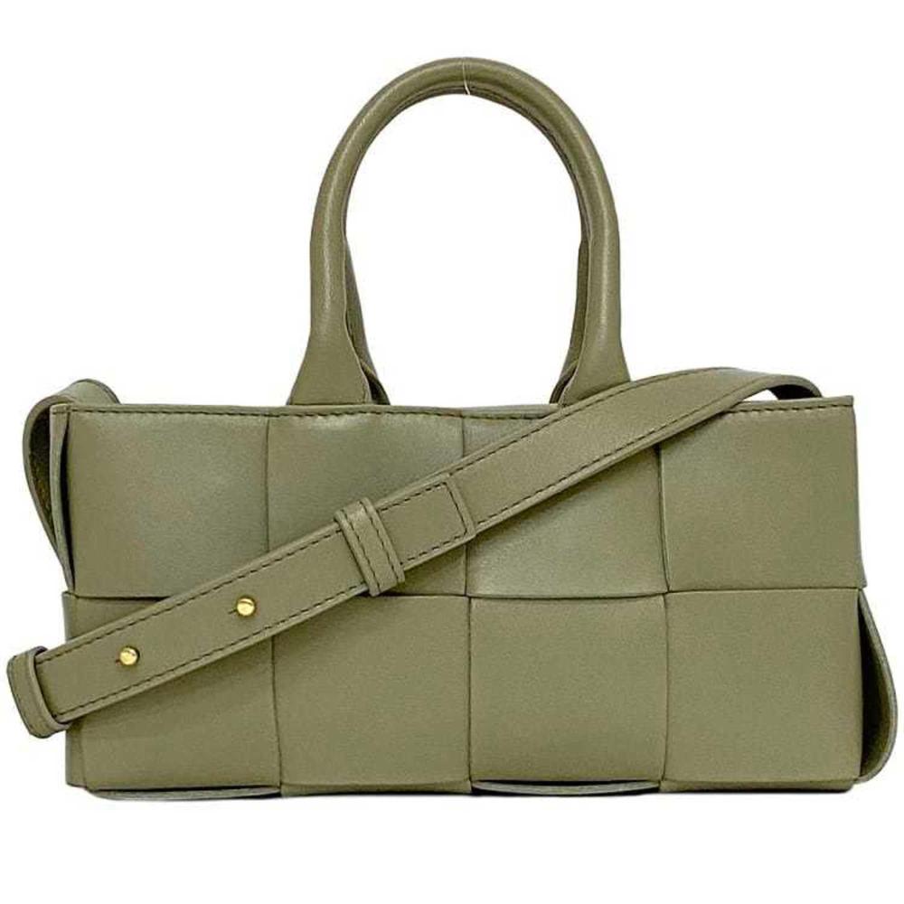 Green Leather Bottega Veneta Handbag
