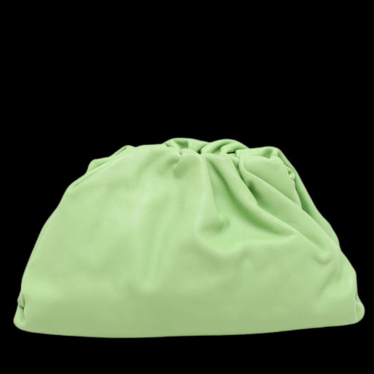 Green Leather Bottega Veneta Pouches