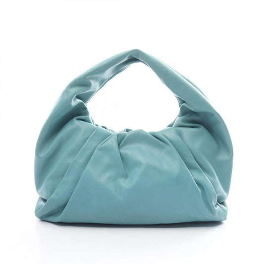 Green Leather Bottega Veneta Pouches