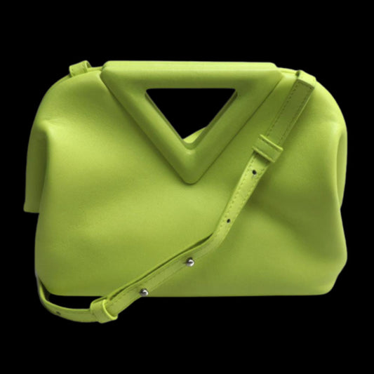 Green Leather Bottega Veneta Shoulder Bag