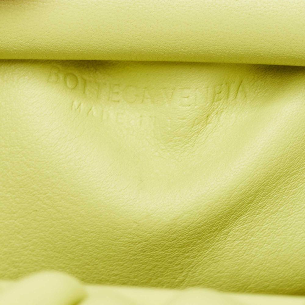 Green Leather Bottega Veneta Pouches