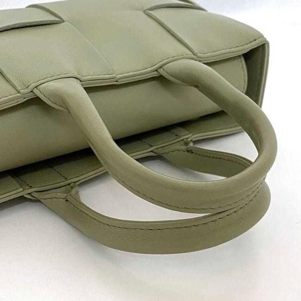Green Leather Bottega Veneta Handbag