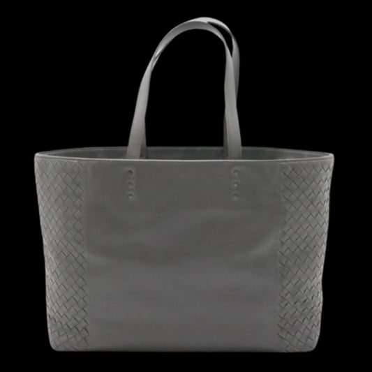 Grey Leather Bottega Veneta Shoulder Bag
