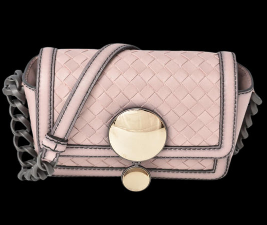 Grey Leather Bottega Veneta Pouches