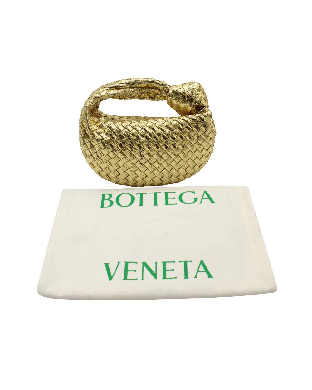 Metallic Leather Bottega Veneta Mini Jodie