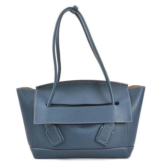 Navy Leather Bottega Veneta Tote