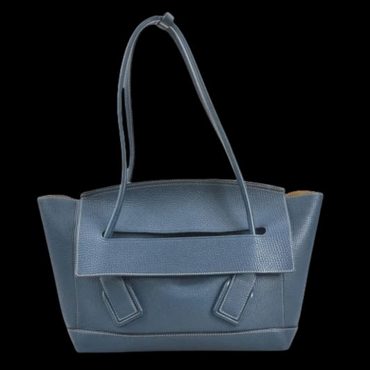 Navy Leather Bottega Veneta Shoulder Bag