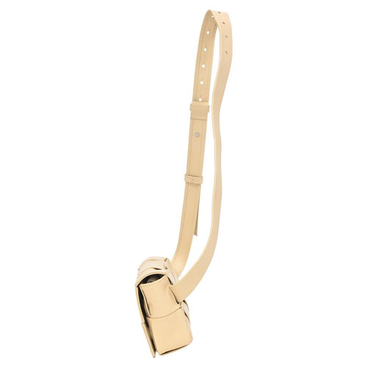 Nude Leather Bottega Veneta Shoulder Bag