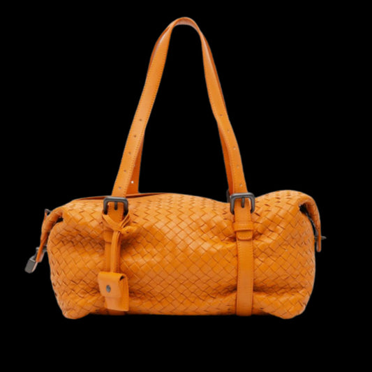 Orange Leather Bottega Veneta Shoulder Bag