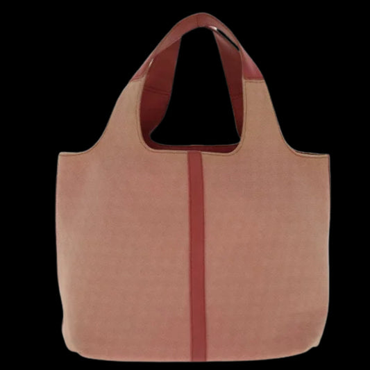 Pink Canvas Bottega Veneta Handbag