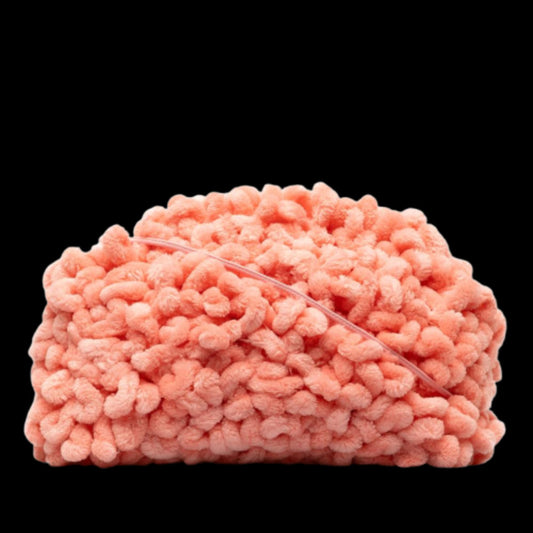 Pink Fabric Bottega Veneta Pouches