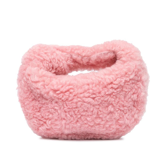 Pink Fur Bottega Veneta Mini Jodie