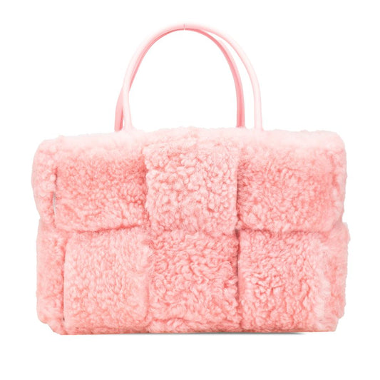 Pink Fur Bottega Veneta Tote