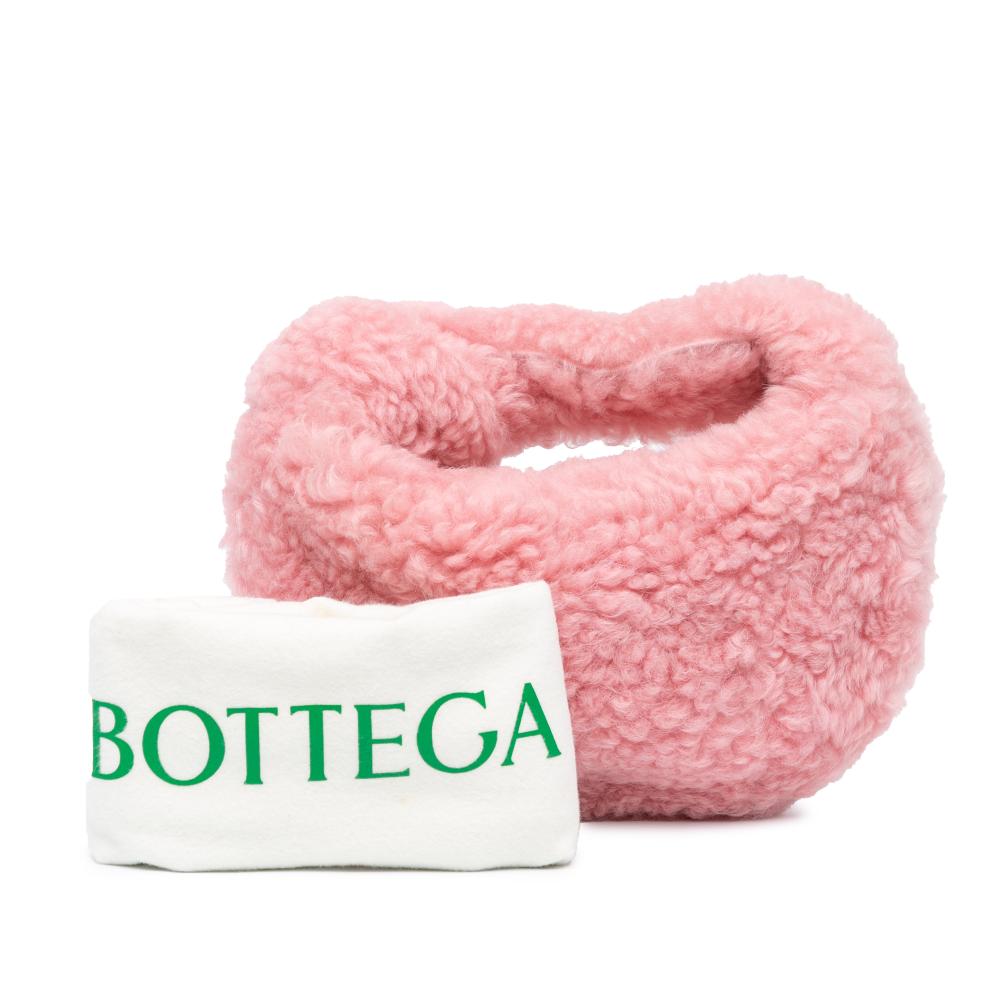 Pink Fur Bottega Veneta Mini Jodie