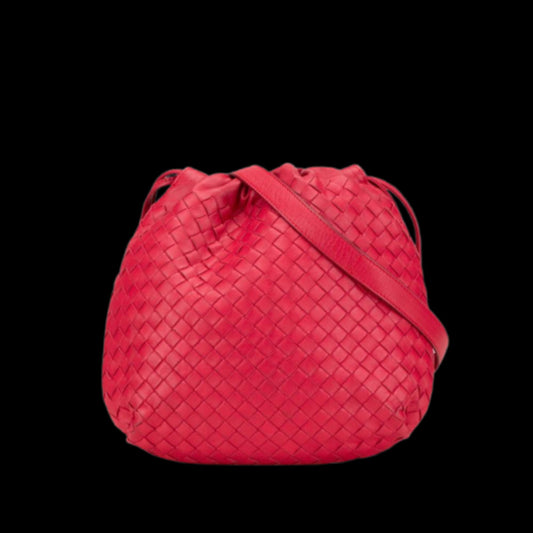 Pink Leather Bottega Veneta Crossbody Bag