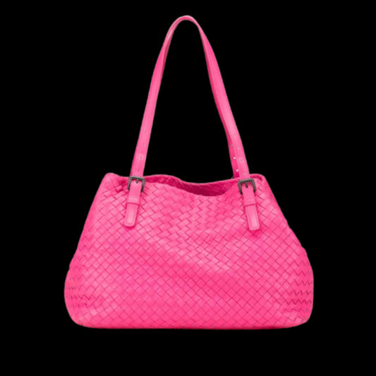 Pink Leather Bottega Veneta Tote