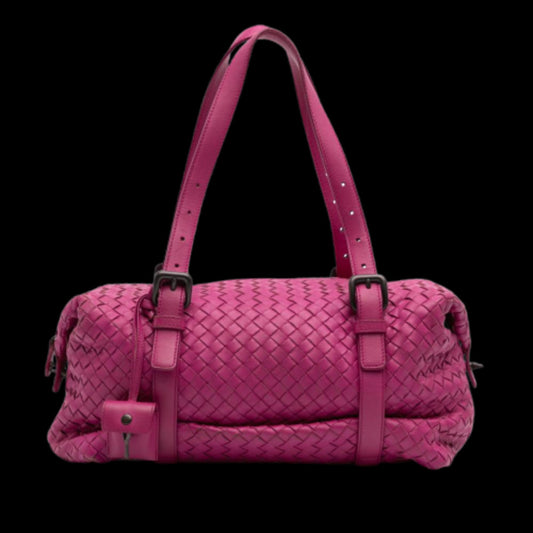 Pink Leather Bottega Veneta Shoulder Bag