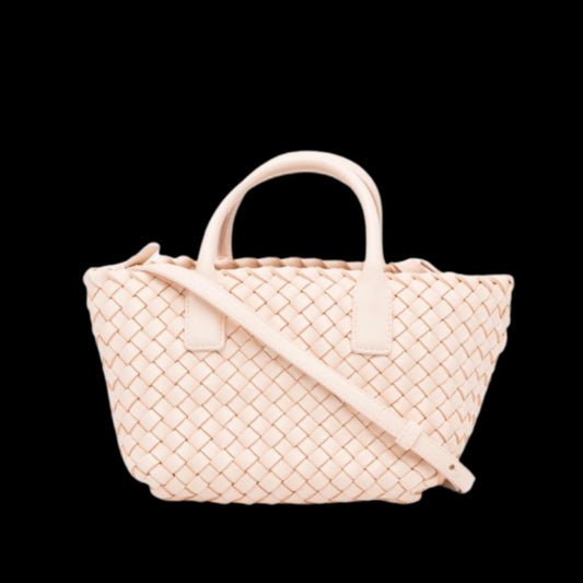Pink Leather Bottega Veneta Cabat