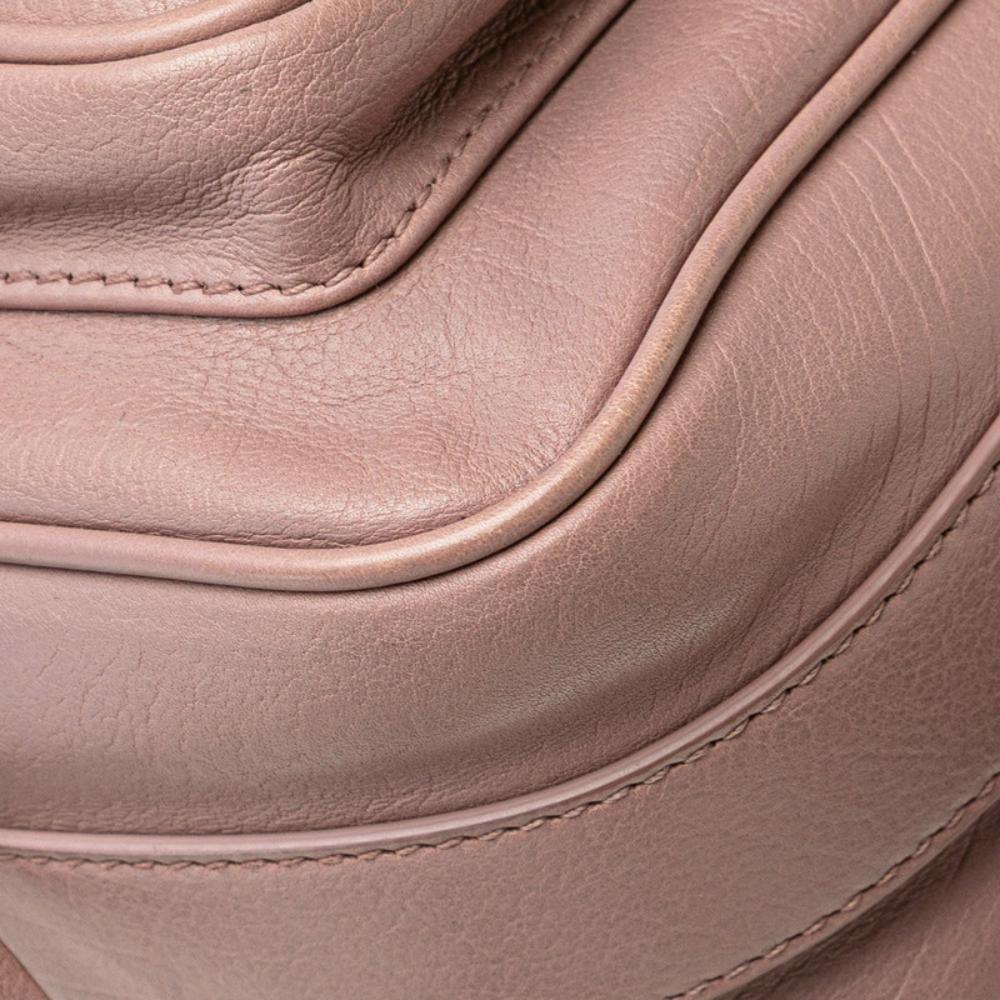 Pink Leather Bottega Veneta Crossbody Bag