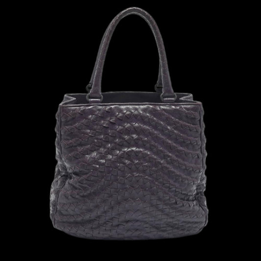 Purple Leather Bottega Veneta Tote