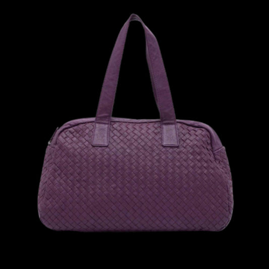 Purple Leather Bottega Veneta Shoulder Bag