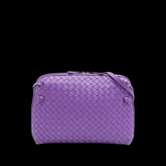 Purple Leather Bottega Veneta Crossbody Bag