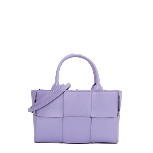 Purple Leather Bottega Veneta Handbag