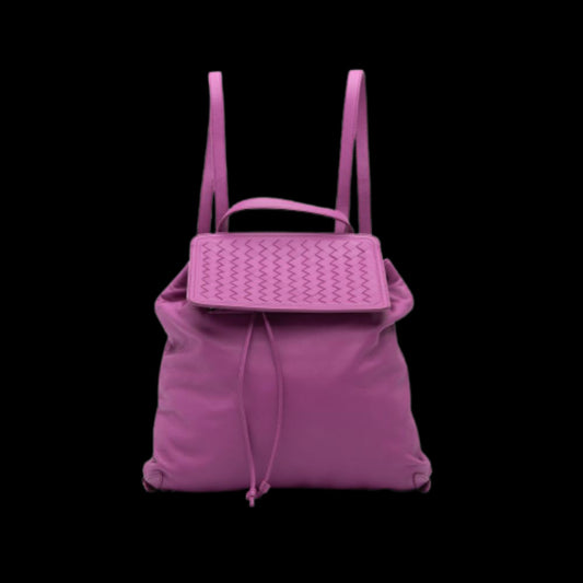 Purple Leather Bottega Veneta Backpack