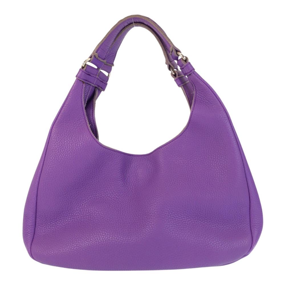 Purple Leather Bottega Veneta Shoulder Bag