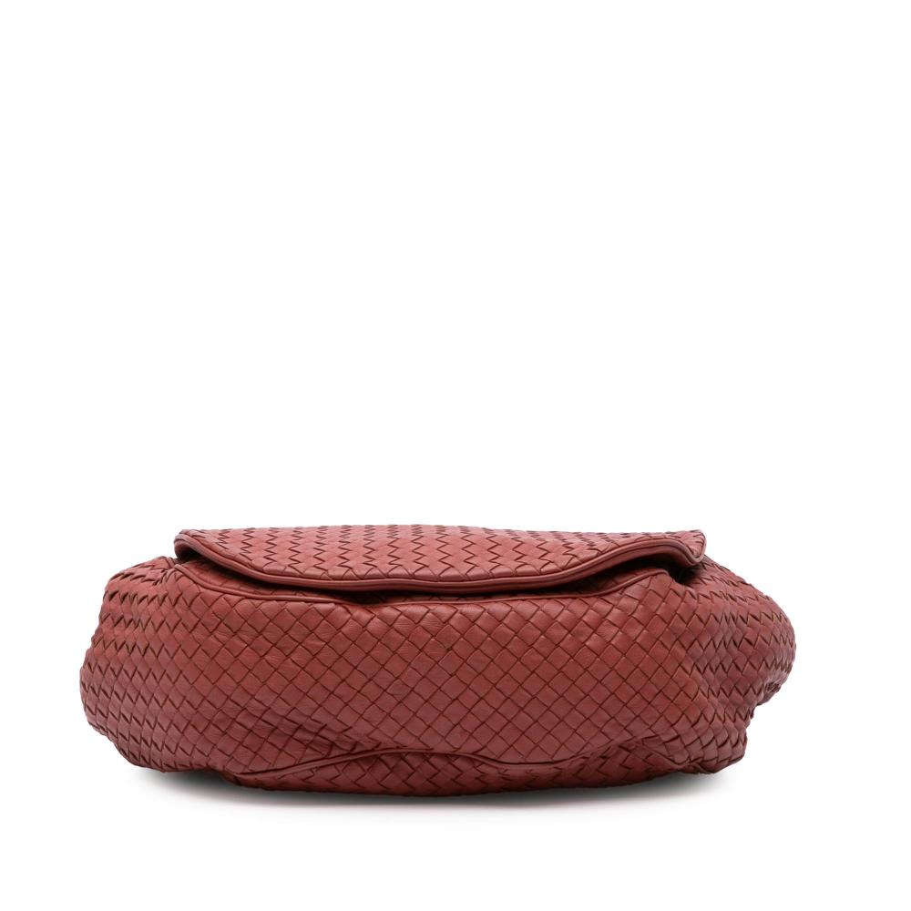 Red Leather Bottega Veneta Crossbody Bag