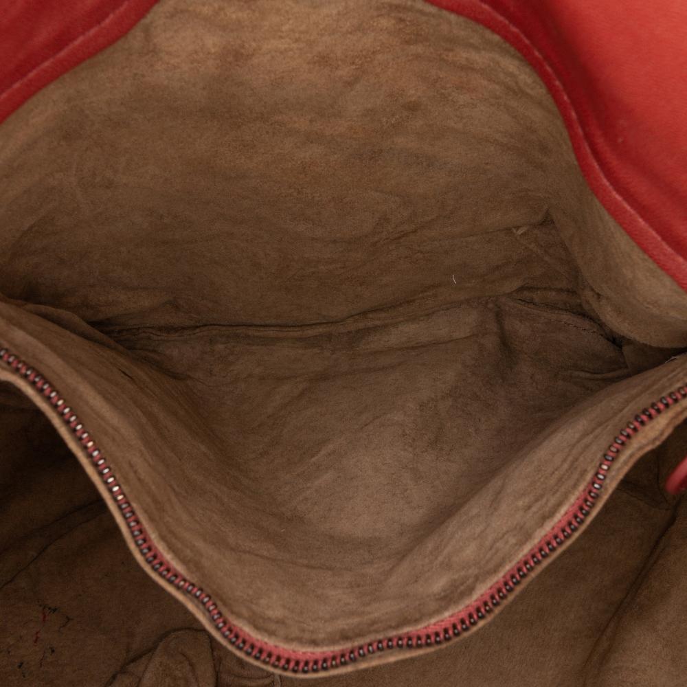 Red Leather Bottega Veneta Crossbody Bag