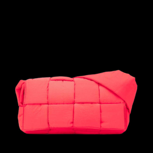 Red Nylon Bottega Veneta Padded Cassette Bag